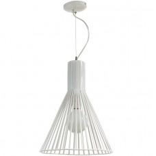 Φωτιστικό Κρεμαστό Μονόφωτο Φ30cm E27 230V Λευκό 4347-A-WH